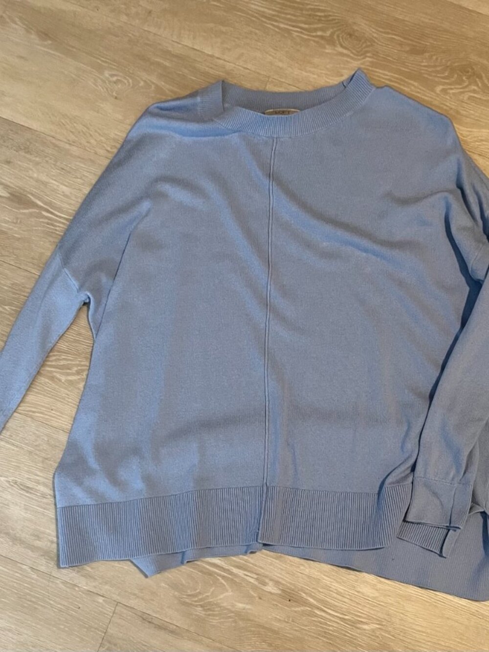 Loft Outlet light blue sweater women's S